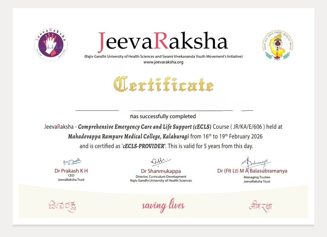 JeevaRaksha - Saving Lives, Assuring Care | Emergency Care Training India